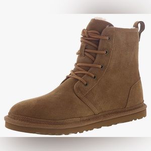 UGG Men’s Harkley Chestnut Lace-Up Ankle Boots Size 10! New without box!